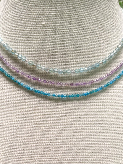 Crystal Beaded Choker Necklace