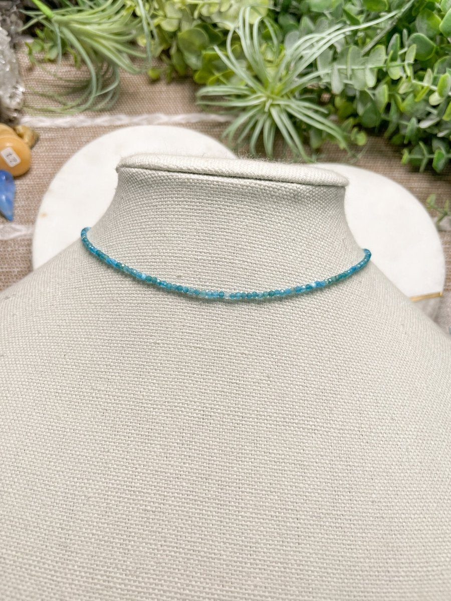 Crystal Beaded Choker Necklace