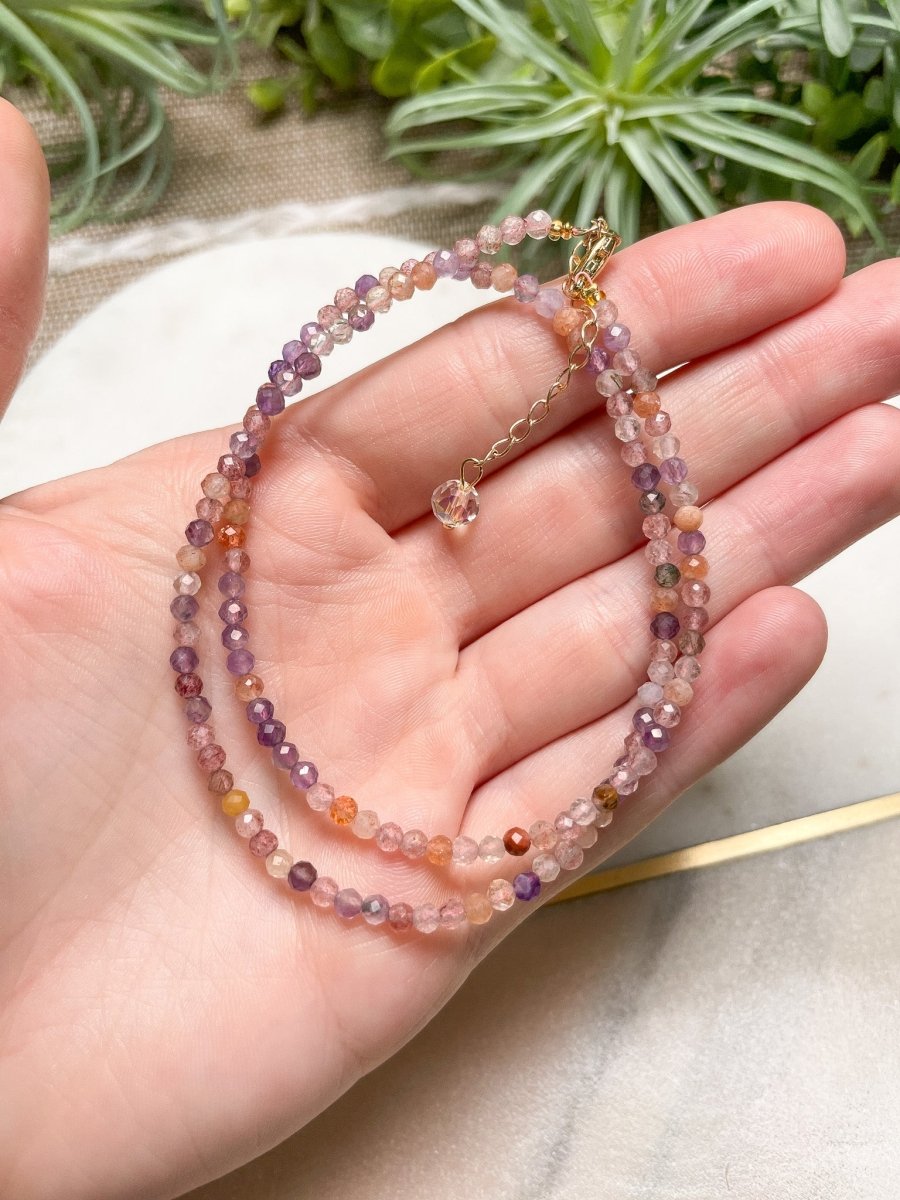 Crystal Beaded Choker Necklace