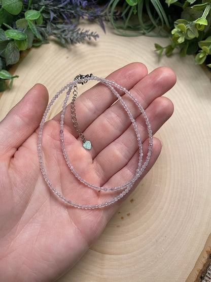 Crystal Beaded Choker Necklace