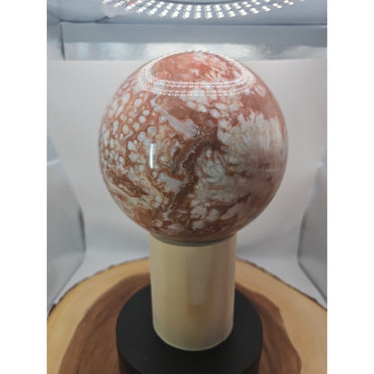 Natural Chocolate Agate Sphere - Grounding Madagascar Gem | 10.42LB
