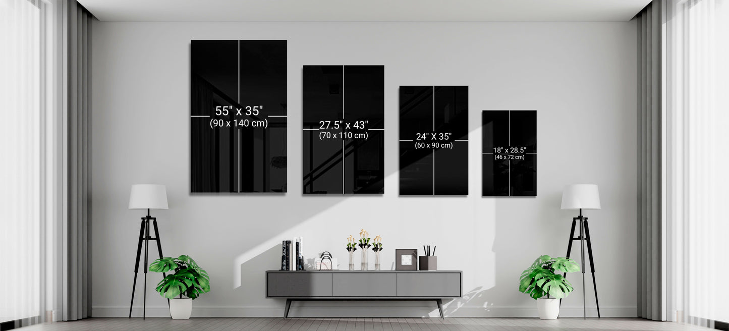 Moon Glass Wall Art