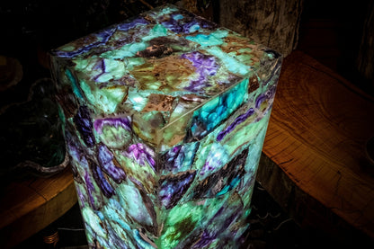 Fluorite Crystal Floor Lamp #5