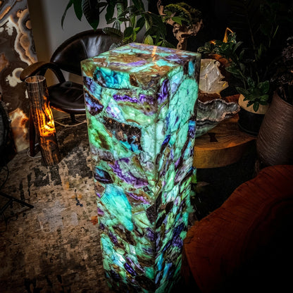 Fluorite Crystal Floor Lamp #5
