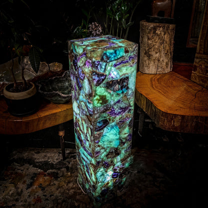 Fluorite Crystal Floor Lamp #5