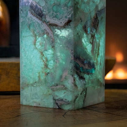 Fluorite Floor Lamp - Medium - 43.5"H x 8"W - Square - #6