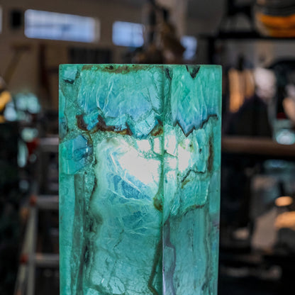 Fluorite Floor Lamp - Medium - 43.5"H x 8"W - Square - #6