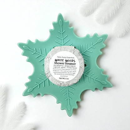 Snowflake Silicone Shower Steamer Tray – Soap Dish, Christmas Gift, Stocking Stuffer