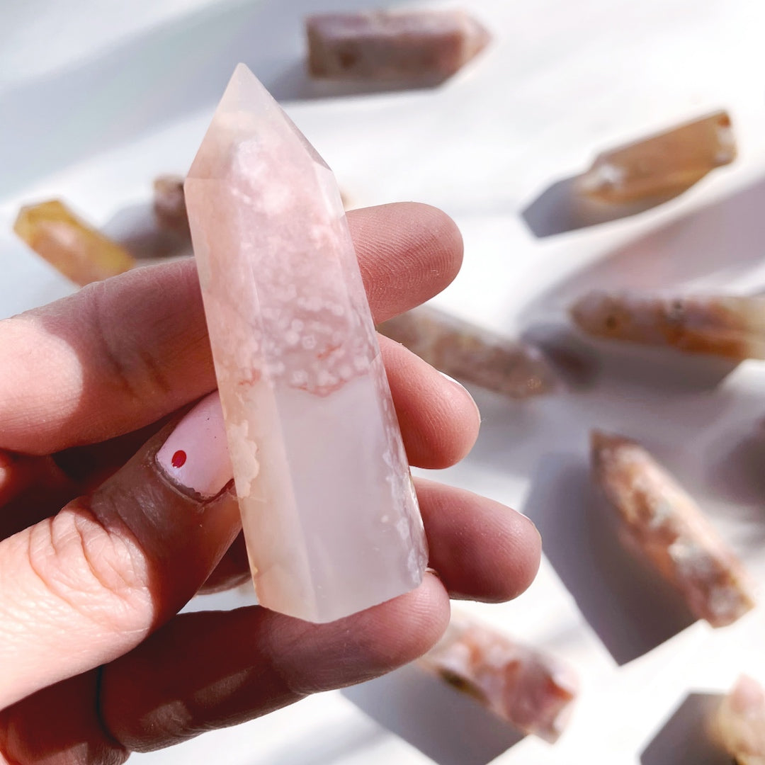 Flower Agate Lil Towers
