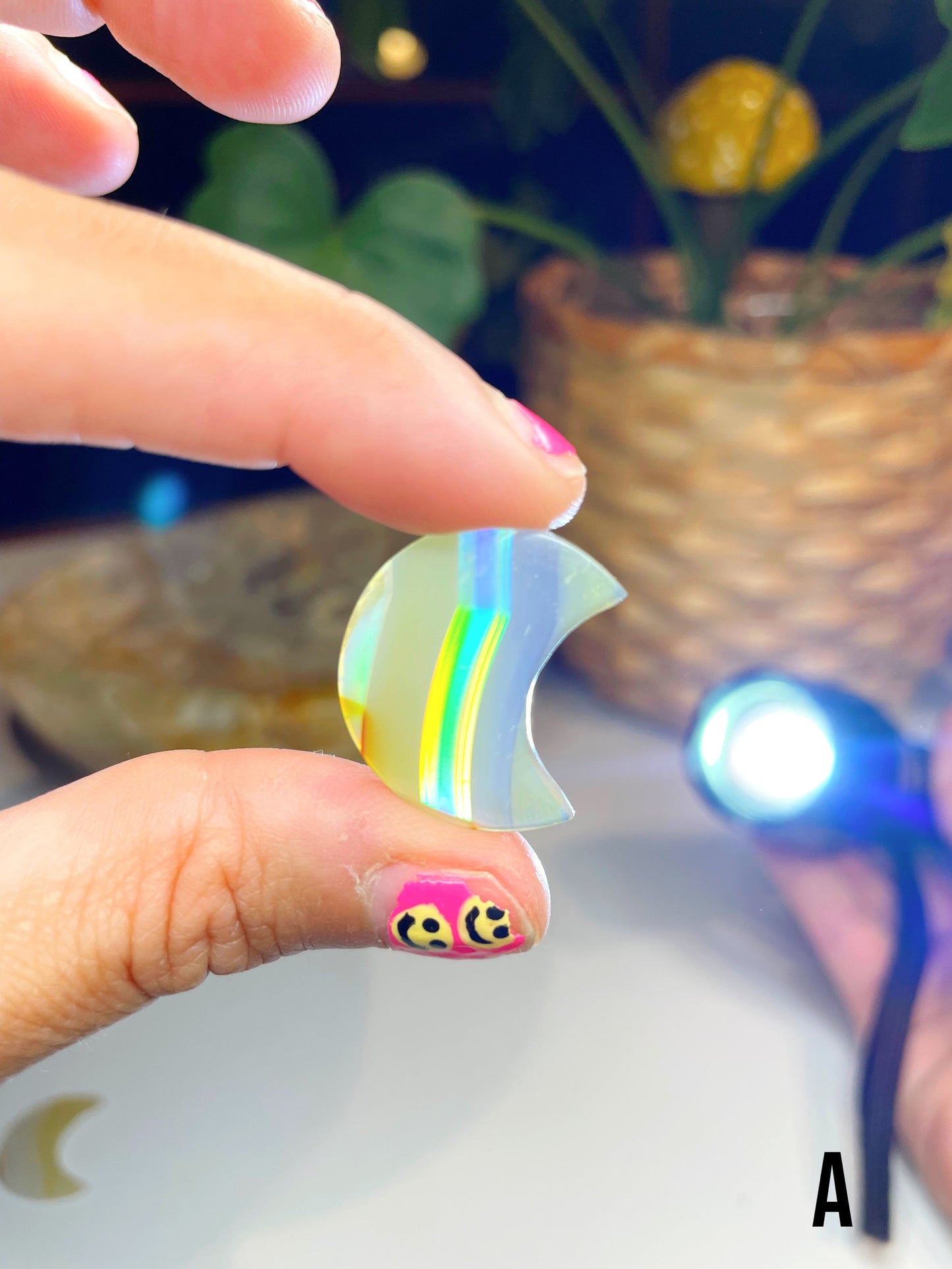 Iris Agate Moons