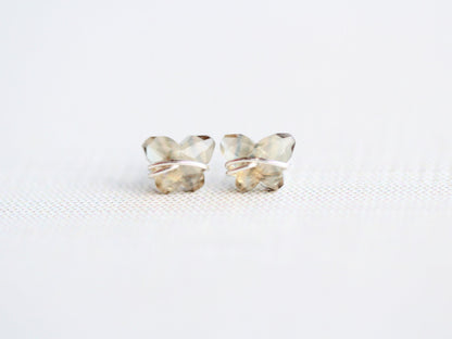 Papillon Studs - Fluorite