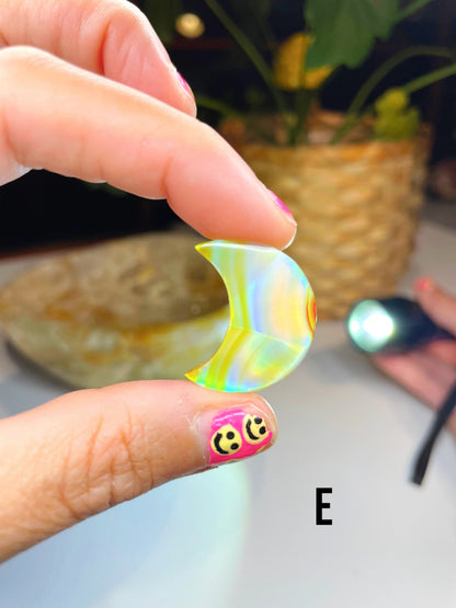 Iris Agate Moons