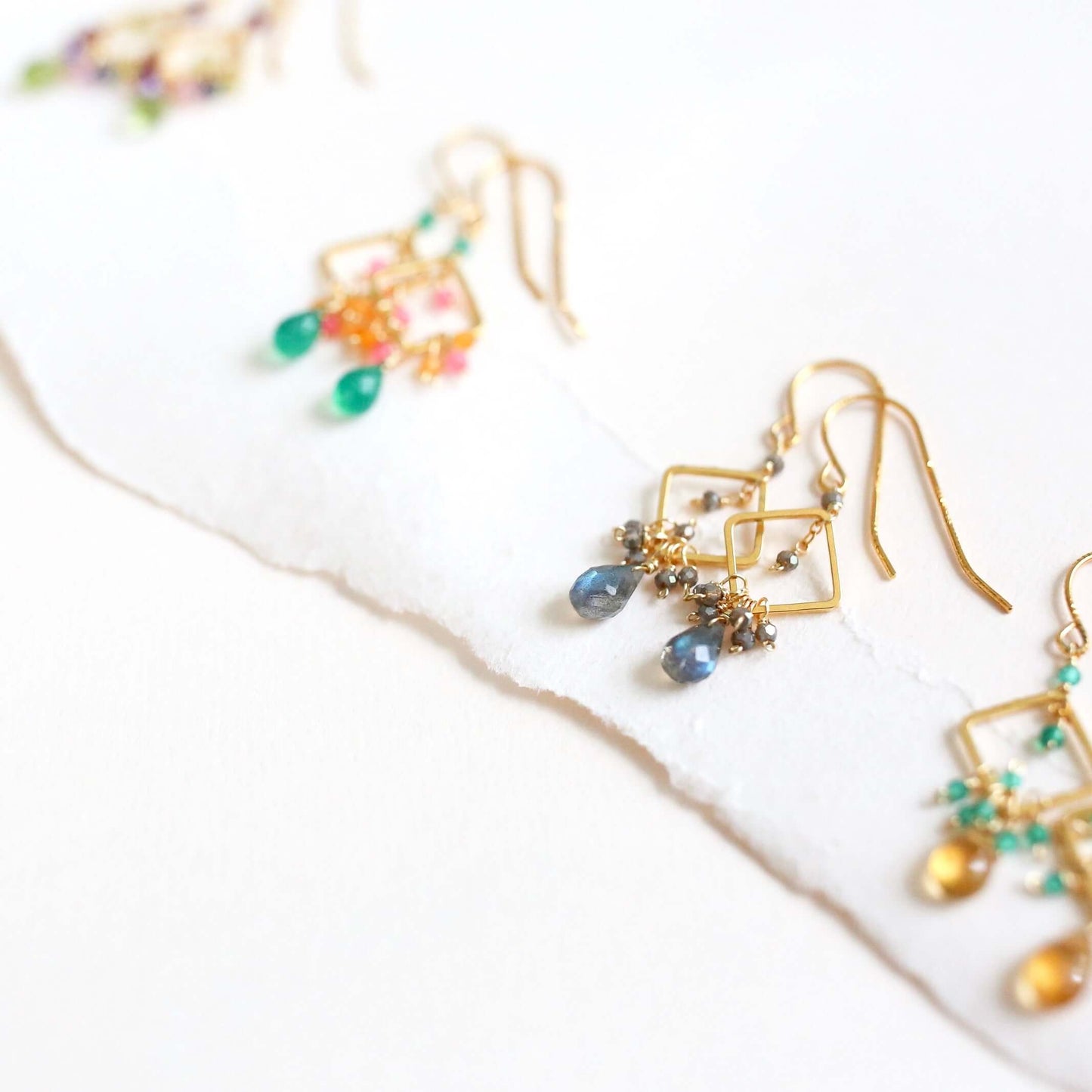 Garnet Pixy Earring