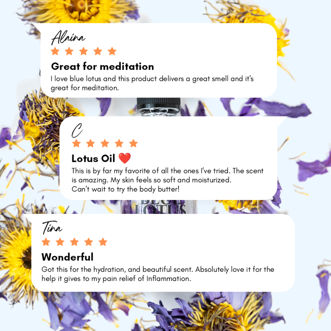 Blue Lotus Ritual Body Oil – Peace, Dreams & Spiritual Connection | Multi-Use Oil