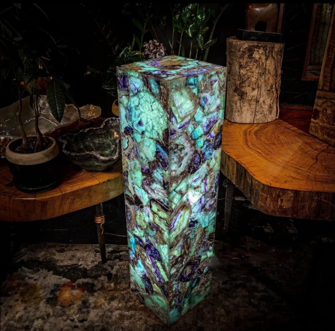 Fluorite Crystal Floor Lamp #5