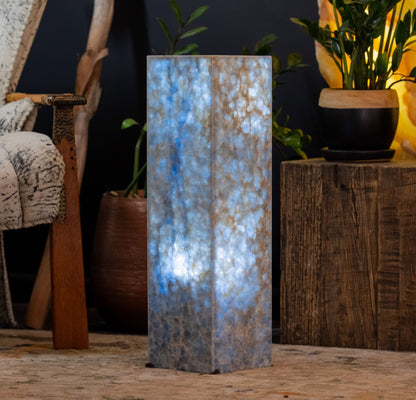 Arctic Onyx Floor Lamp - Small - 27.5"H x 8"W - Square - #4