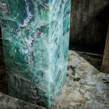 Fluorite Floor Lamp - Medium - 47.5"H x 10"W - Square - #9
