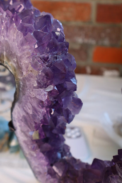 Amethyst portal rotative base