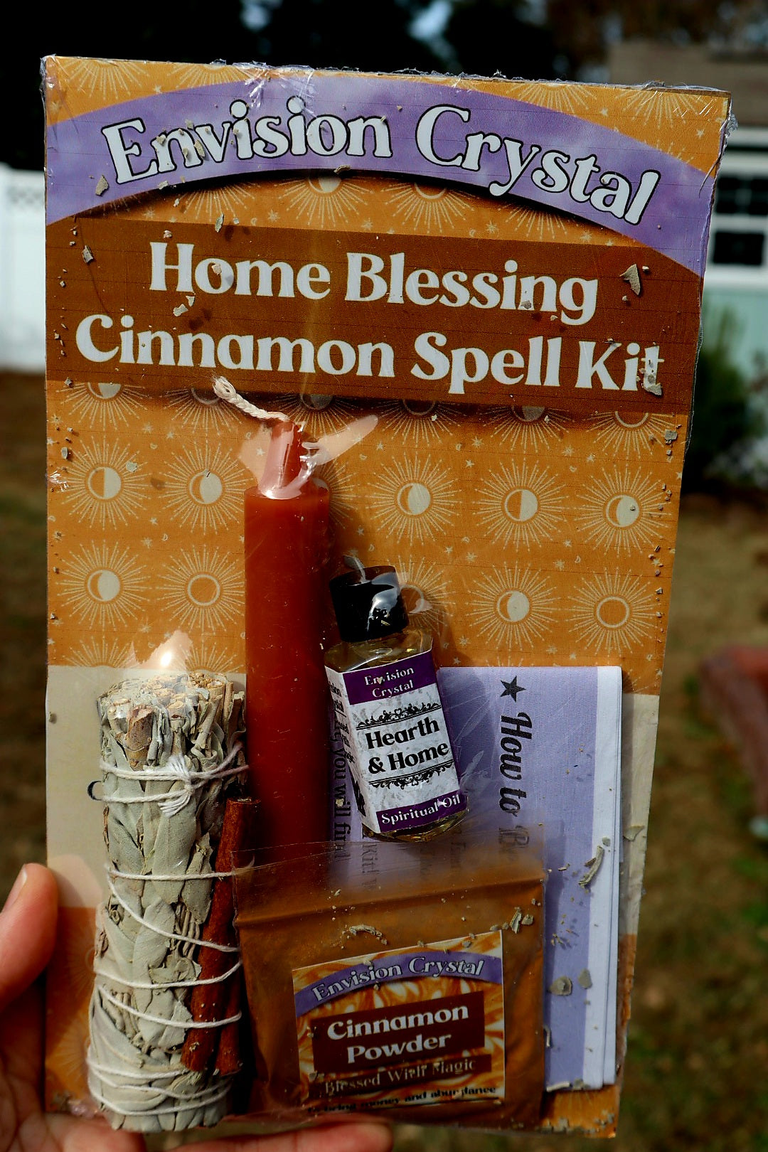 Home Blessing Cinnamon Spell Kit - Manifestation -Ritual Kit