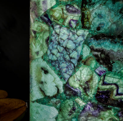 Fluorite Floor Lamp - Medium - 55"H x 11.75"W - Square - #9