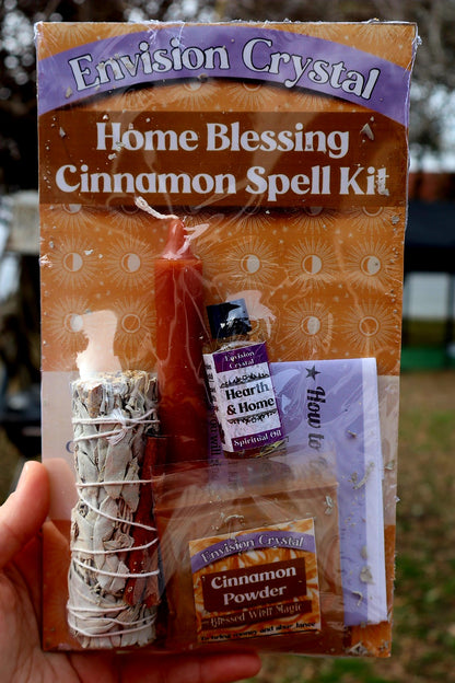 Home Blessing Cinnamon Spell Kit - Manifestation -Ritual Kit