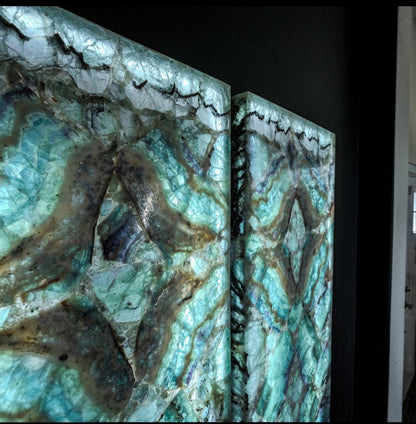 Fluorite Crystal Wall Panels (Set #5 Out Of 7)