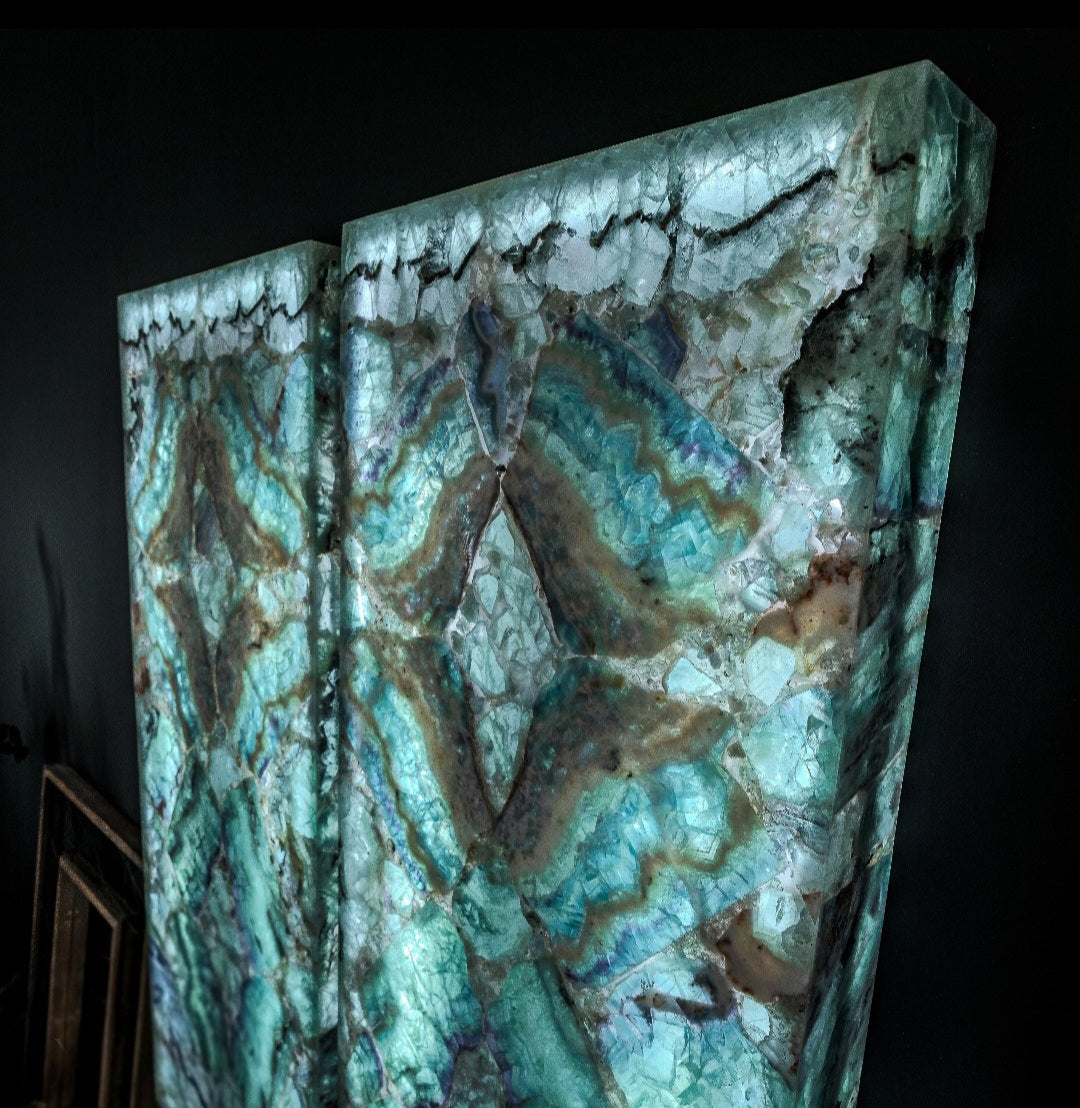 Fluorite Crystal Wall Panels (Set #5 Out Of 7)