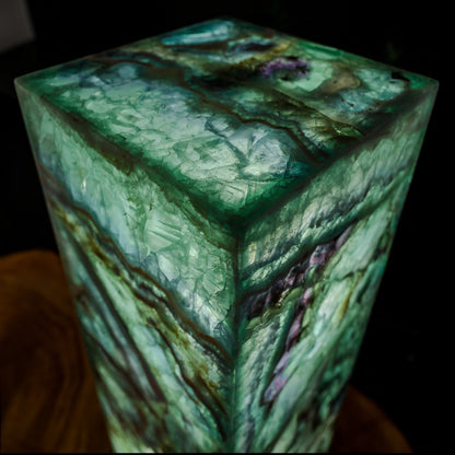 Fluorite Floor Lamp - Small - 39.5"H x 7.75"W - Square - (10/19)