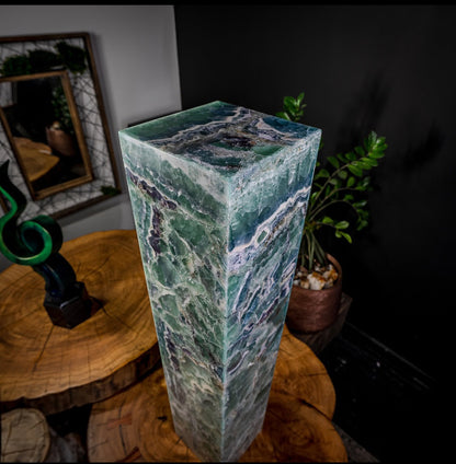 Fluorite Floor Lamp - Small - 39.5"H x 7.75"W - Square - (10/19)