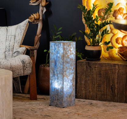 Arctic Onyx Floor Lamp - Small - 27.5"H x 8"W - Square - #4