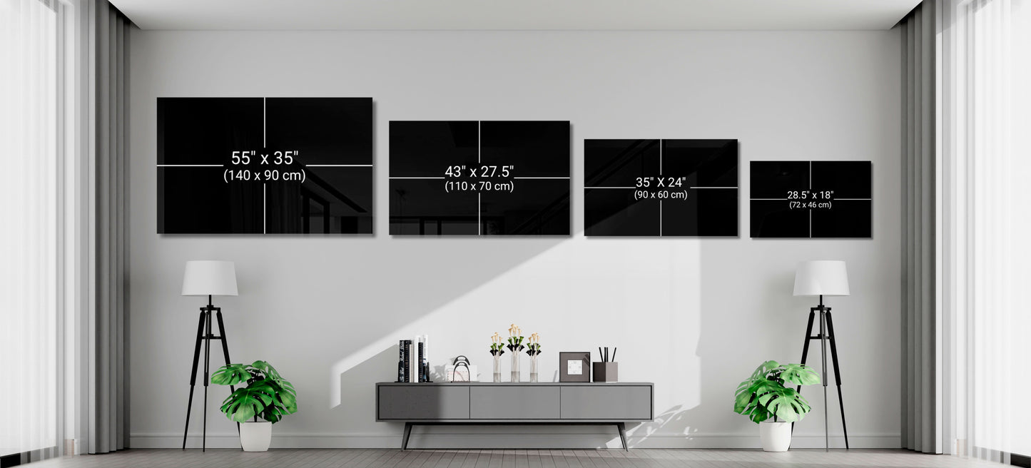Moon Glass Wall Art